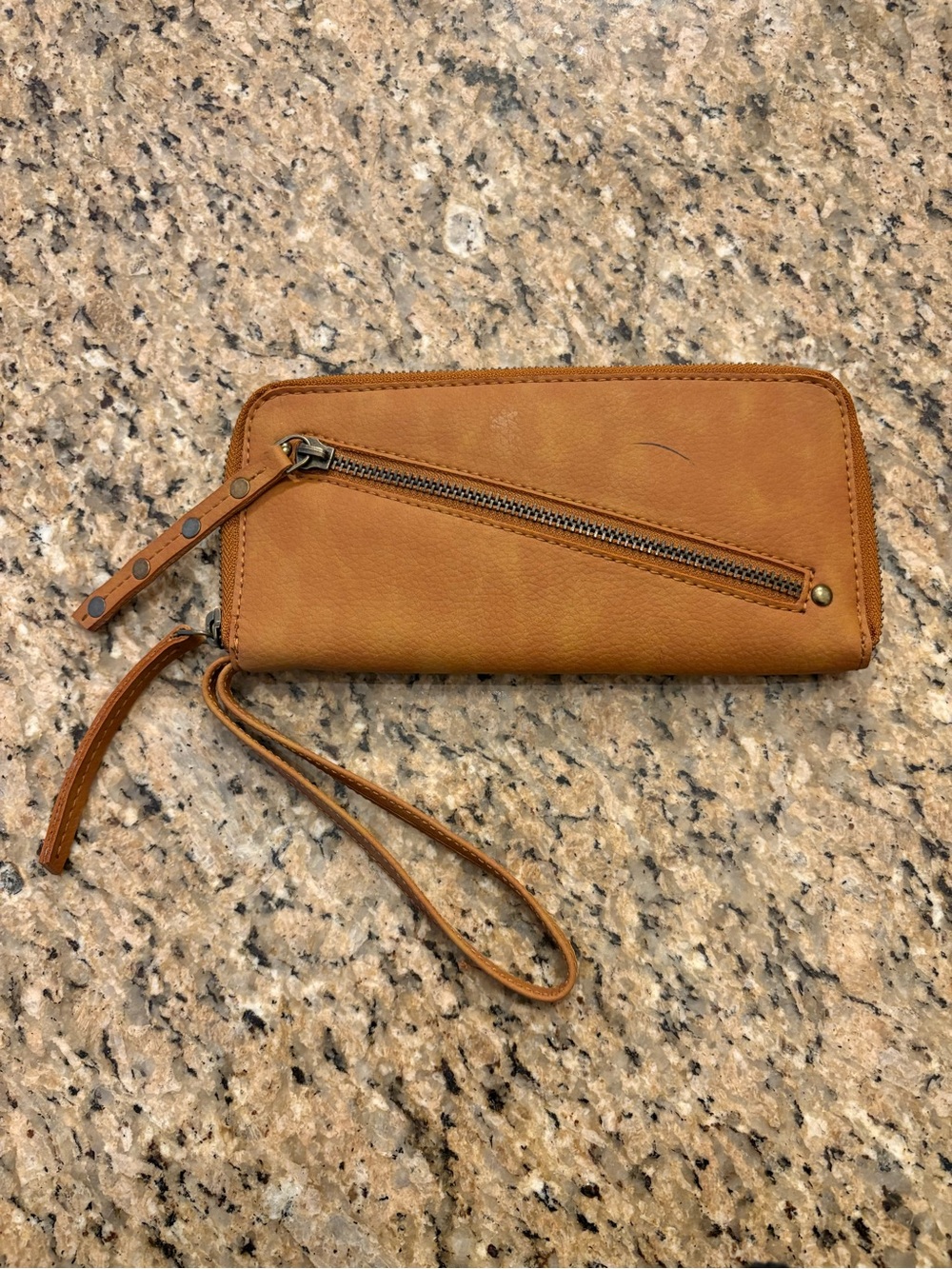 Free People Distressed Vegan Wallet - Picture 2 of 5